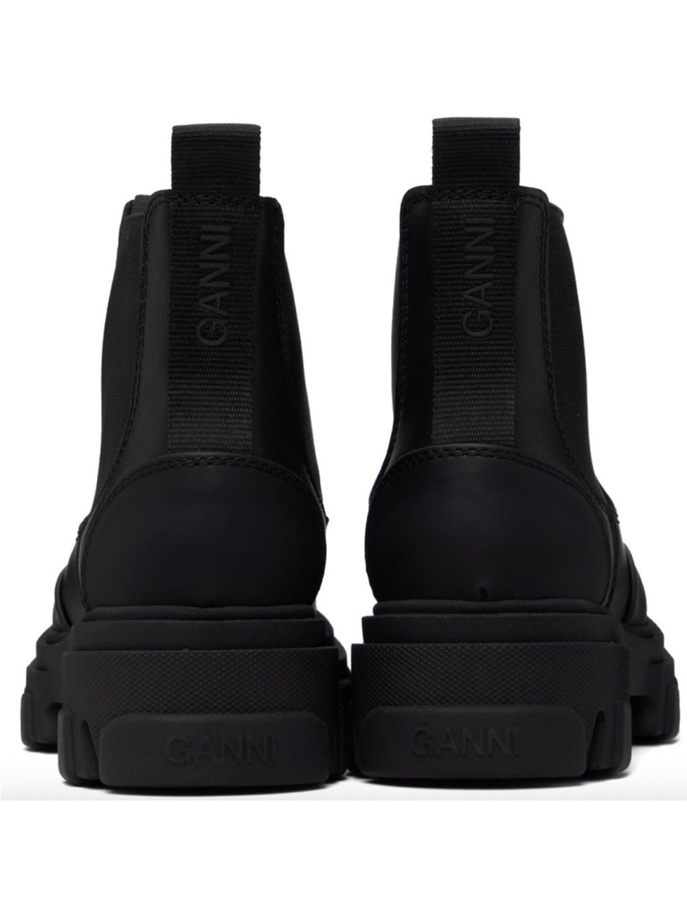 Ganni Women’s Size 38 (US 8) Never worn. Black Chunky Chelsea Boot - Picture 2 of 10